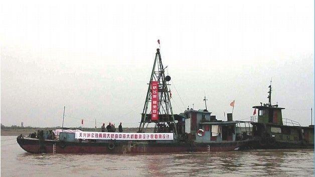 武汉天兴洲长江大桥勘测